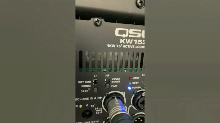 Qsc kw153 sound test.